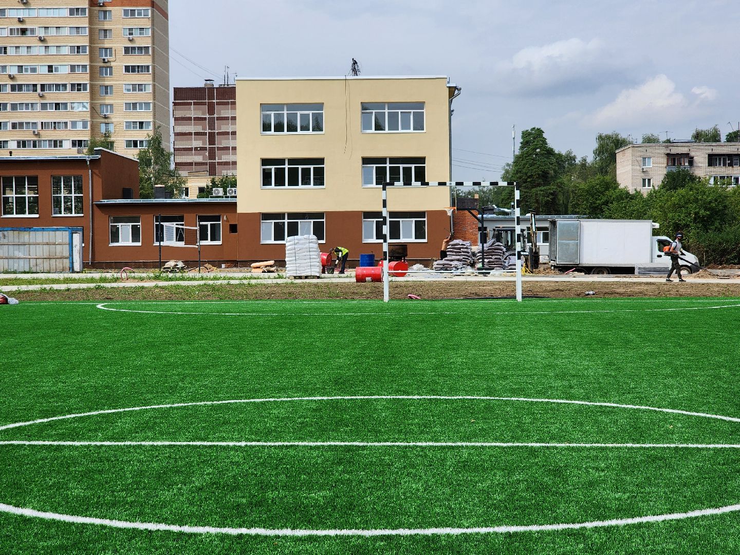 капитальный ремонт, центр образования, ремонт школы, поселок зеленый, богородский городской округ,