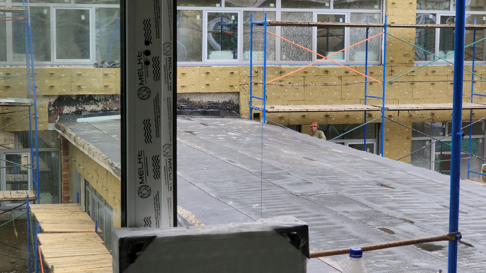 долгопрудный, капитальный ремонт, северная улица, детский сад 9 в долгопрудном, фасадная плитка,чистовая отделка стен,