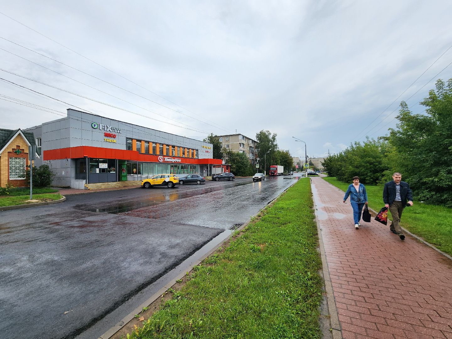 чехов, улица мира, дорожный ремонт, капремонт дороги, замена покрытия, новые тротуары и проходы, парковочные карманы, дорожные знаки, пешеходные переходы, госпрограмма московской области, развитие дорожного комплекса,