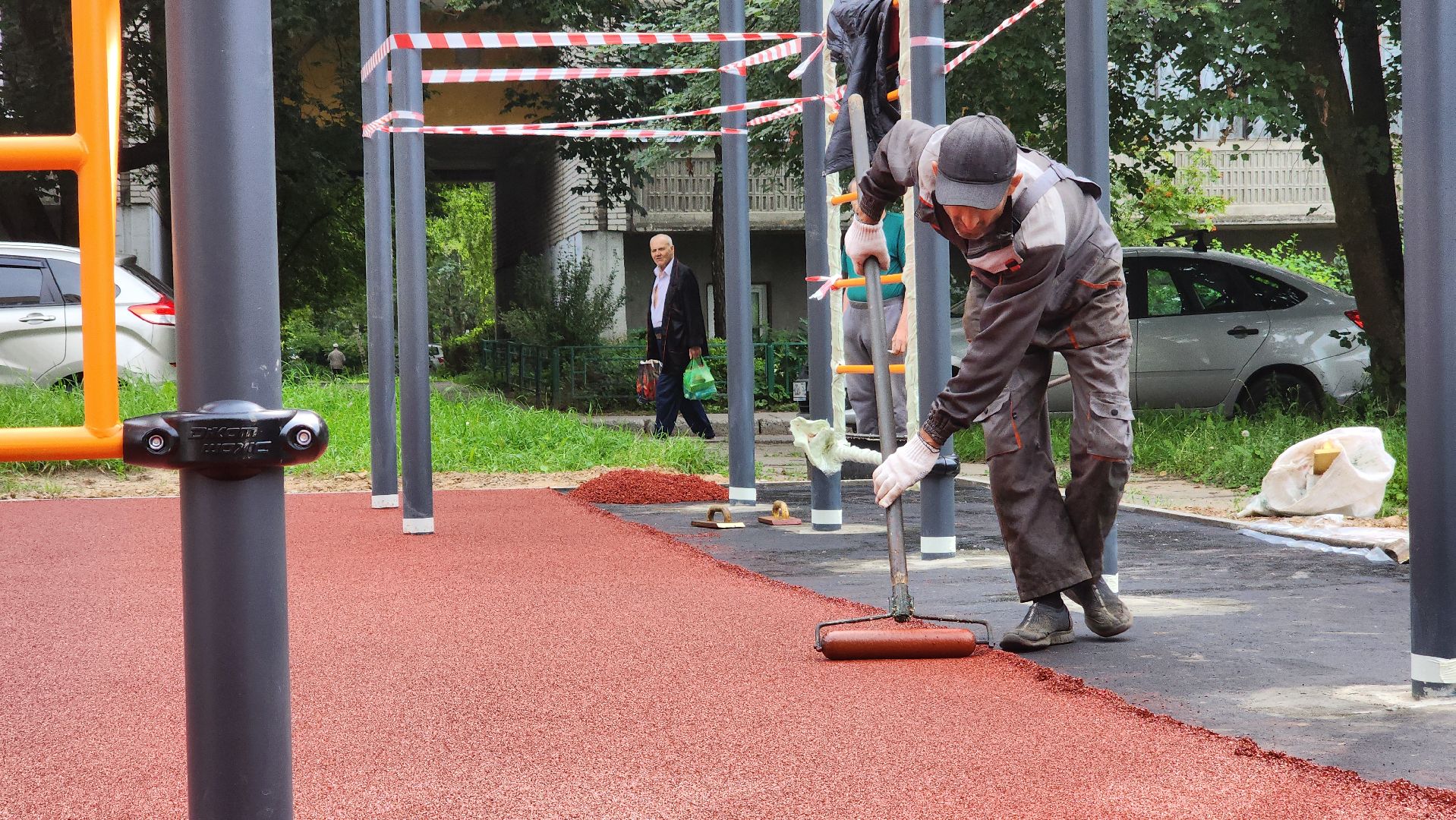 протвино, площадка воркаута, благоустройство,
