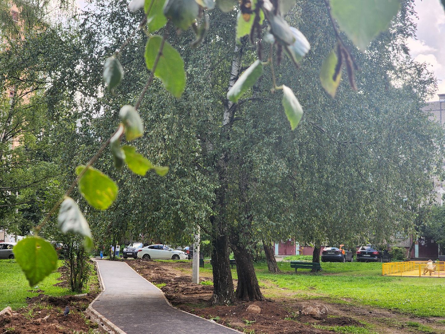 Подольск,народные тропы, подольские просторы,тротуар,