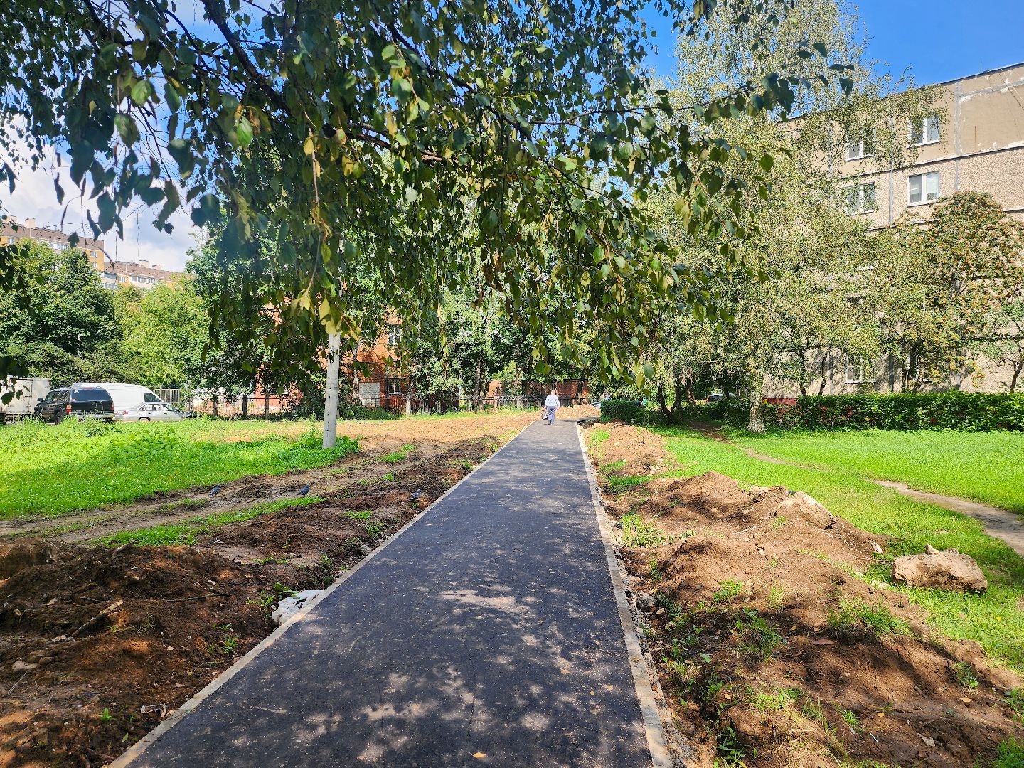 Подольск,народные тропы, подольские просторы,тротуар,