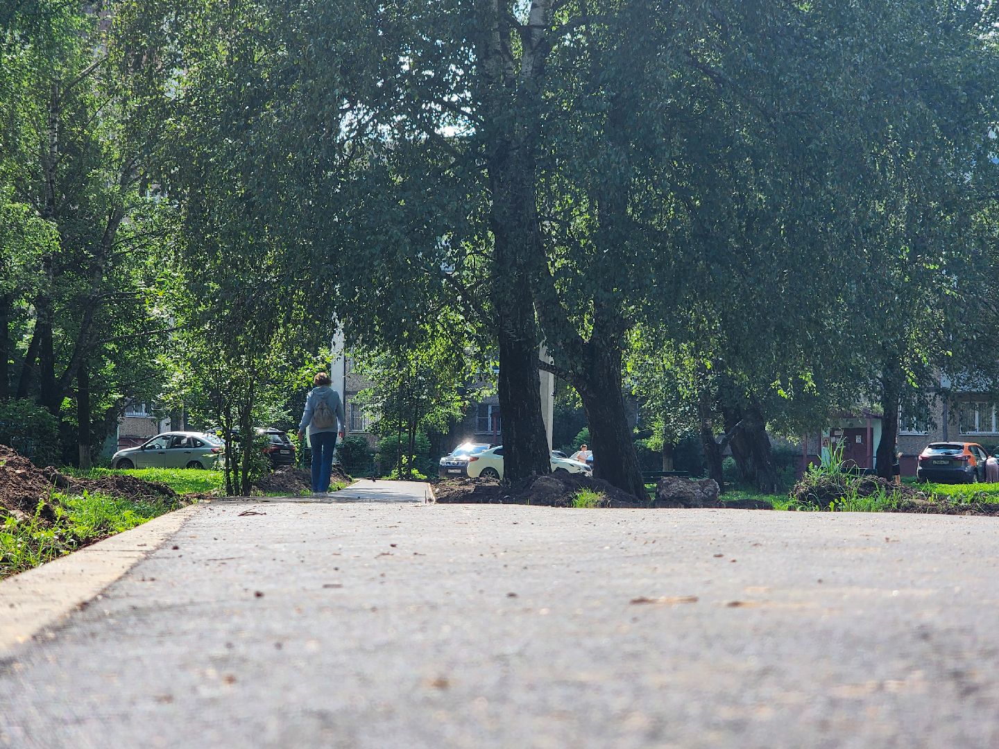 Подольск,народные тропы, подольские просторы,тротуар,