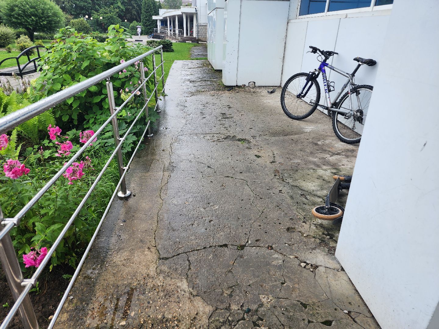 фрязино, благоустройство, ремонт входной группы, спортивный комплекс,