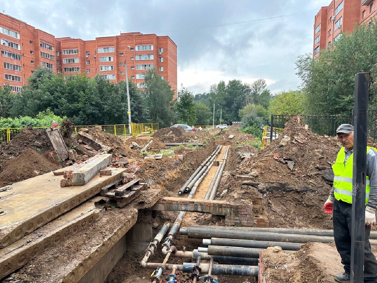 жкх, ремонт теплосетей, домодедово,