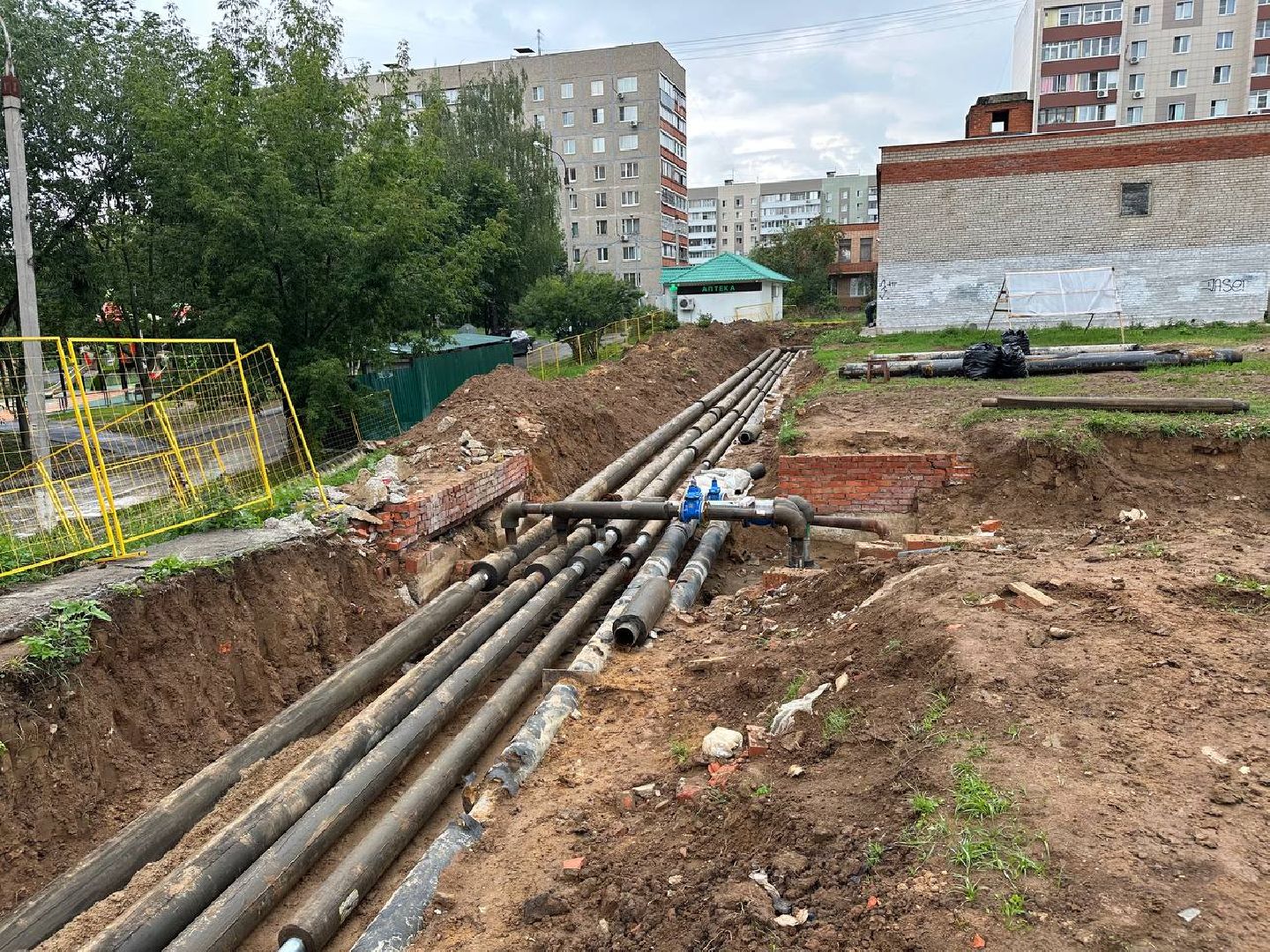 жкх, ремонт теплосетей, домодедово,