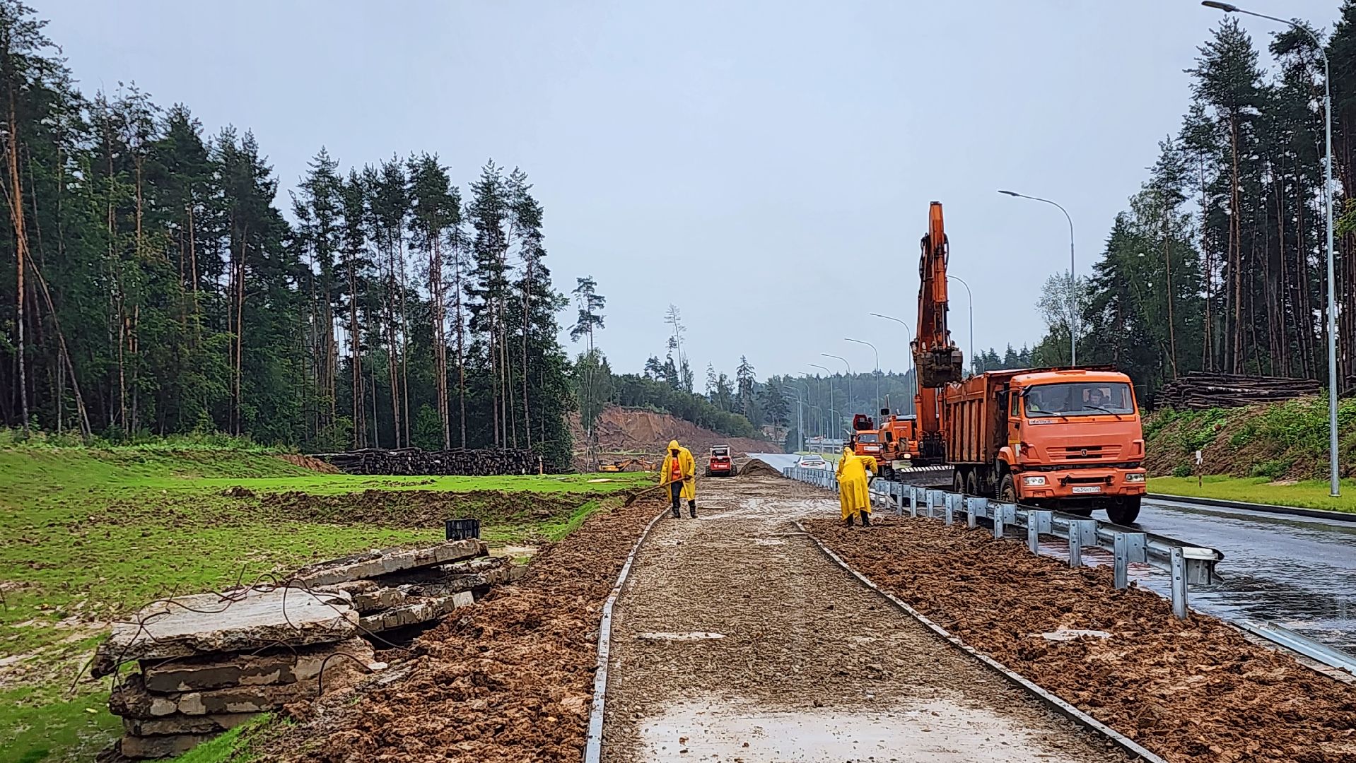 истра, строительство дорог, дороги,