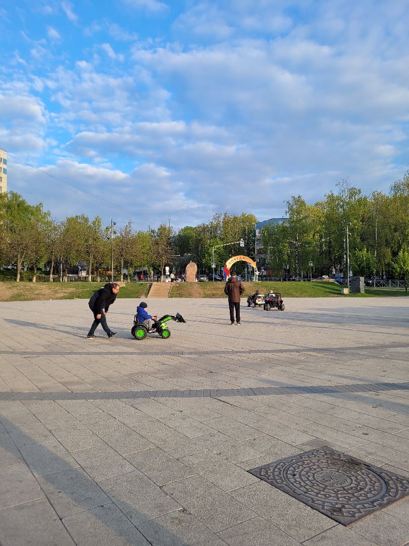 дети; аттракционы; лето; проект; видное