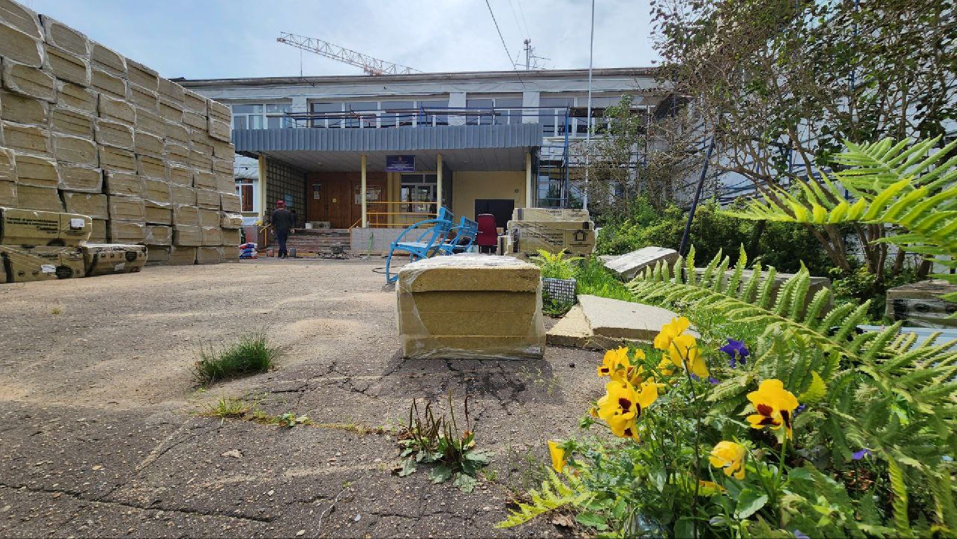 Дмитров, Внуковская школа, Утепление фасада, Минстрой, Минобразования,