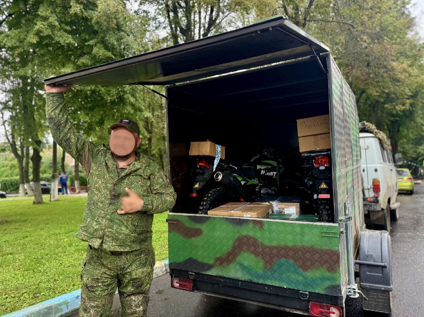 кроссовые мотоциклы , ленинский городской округ, сво, гуманирная помощь,