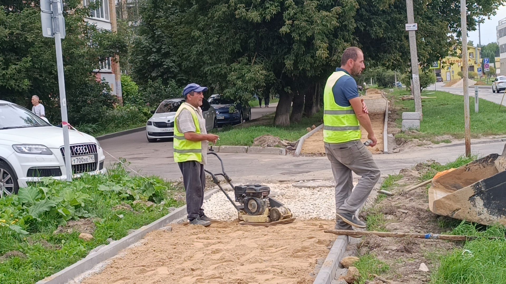 пешеходная дорога, лобня, благоустройство,