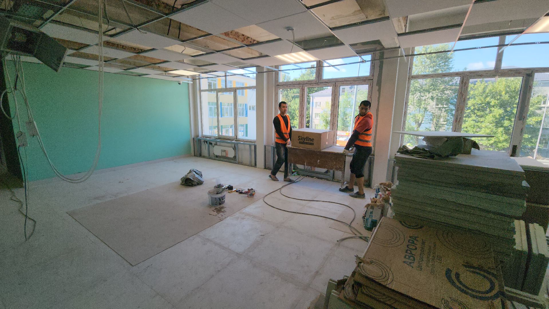 серпухов, улица советская, школа 9, капитальный ремонт школы,