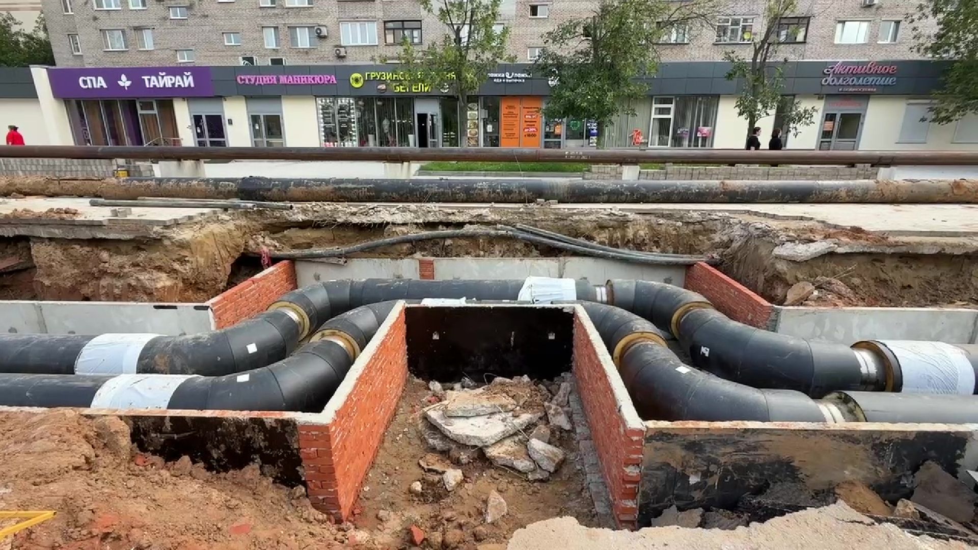 Реутов, ЖКХ,  замена теплотрассы, трубы,