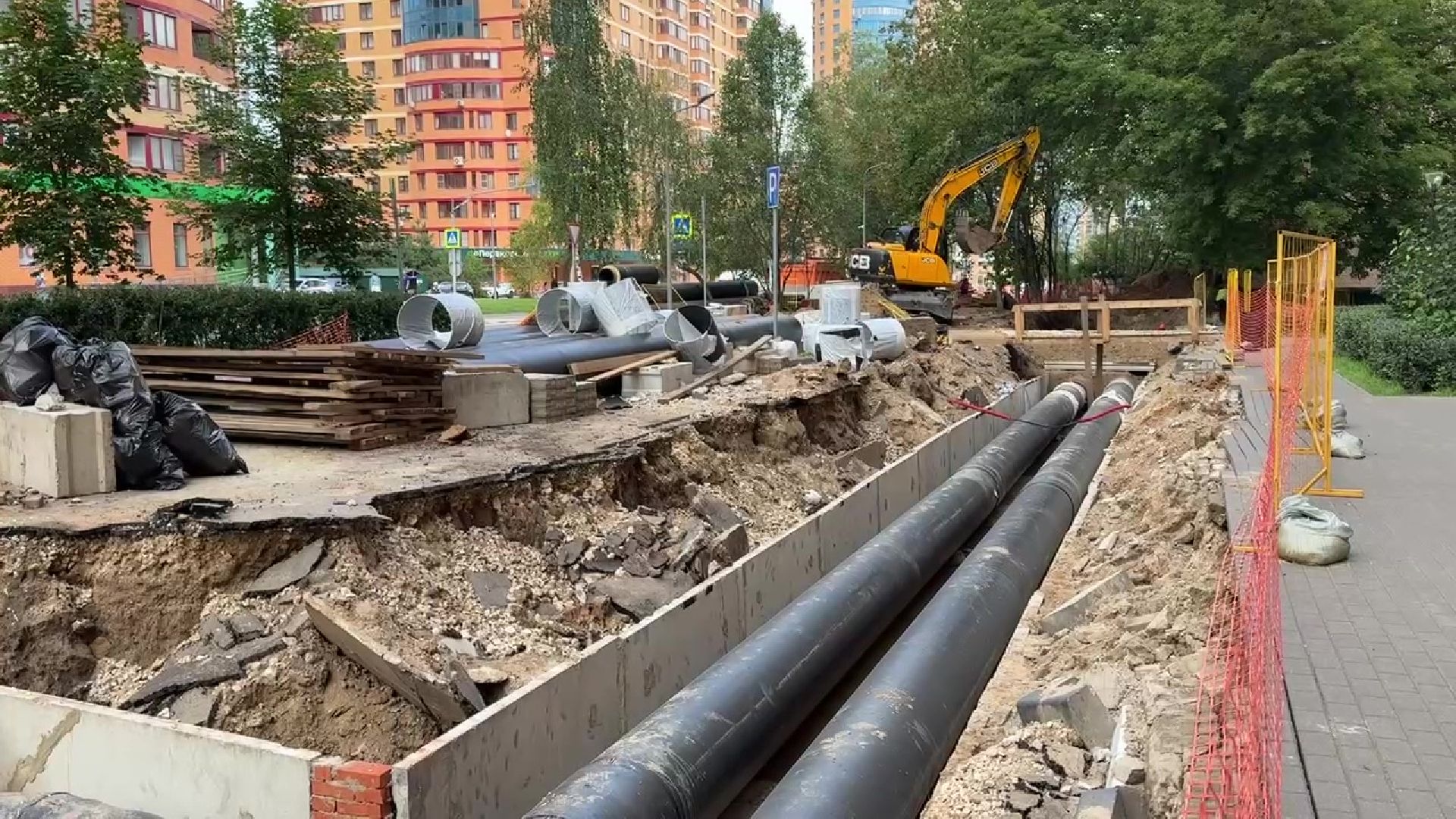 Реутов, ЖКХ,  замена теплотрассы, трубы,