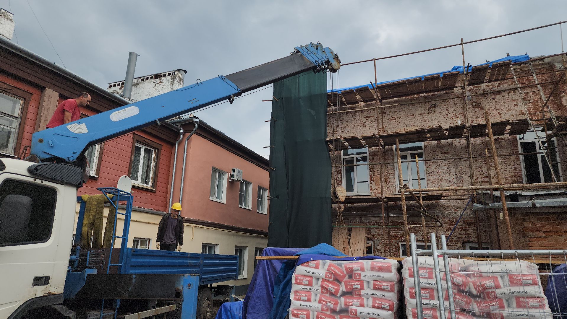 Зарайск, Реставрация музыкальной школы, Капремонт музыкальной школы в Зарайске, Благоустройство,