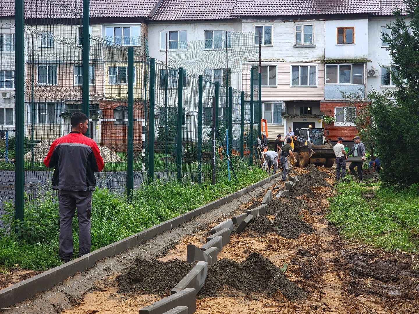 наро-фоминский городской округ, новая ольховка, комплексное благоустройство дворов,благоустройство 2025,