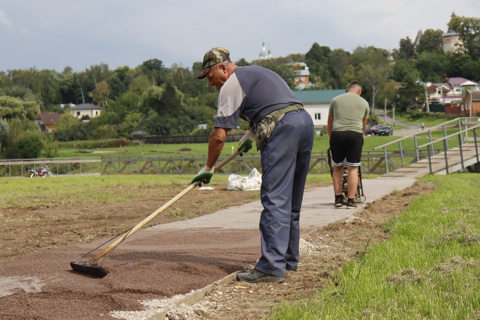 зарайск, строительство, тротуар,  благоустройство 2025,