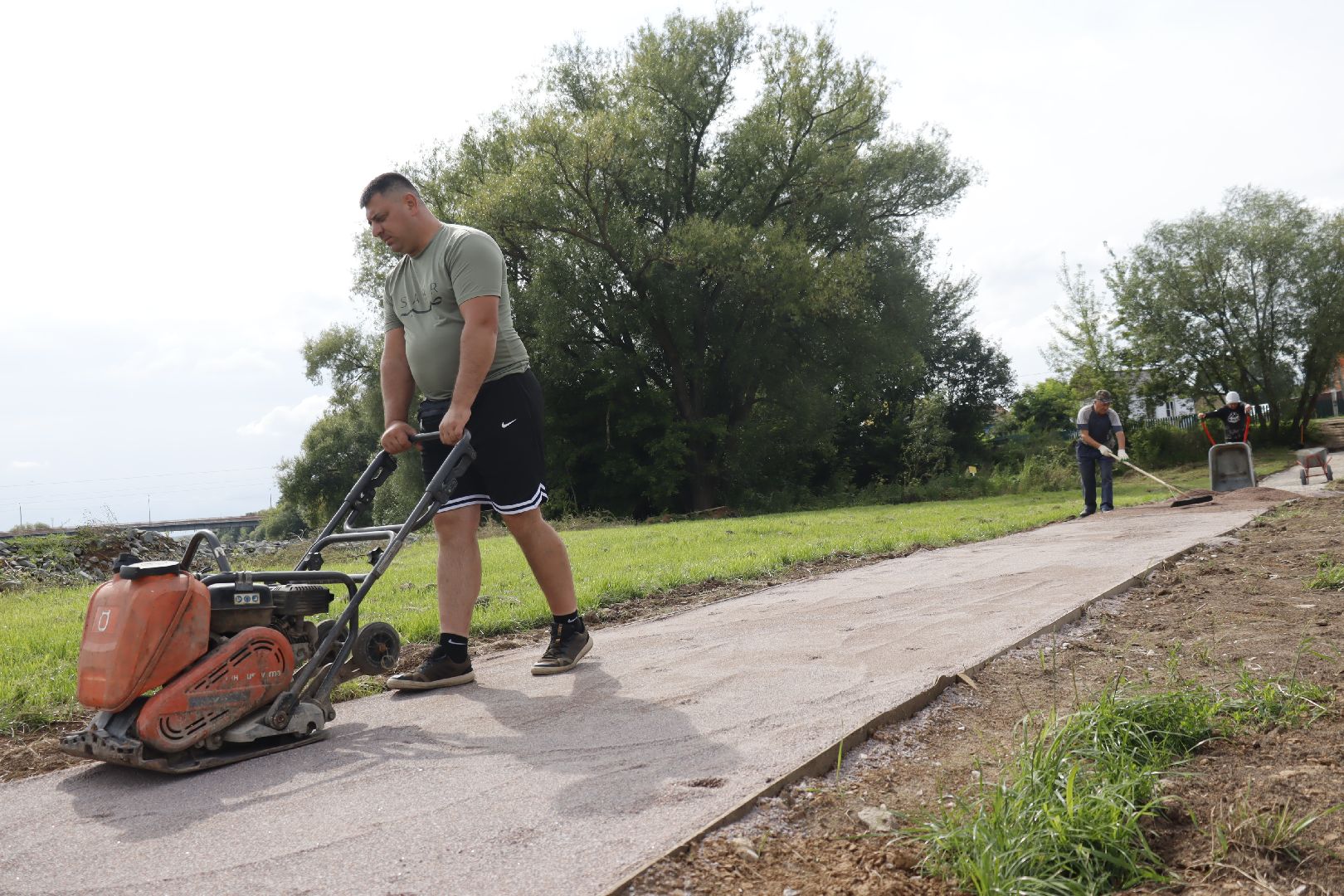зарайск, строительство, тротуар,  благоустройство 2025,