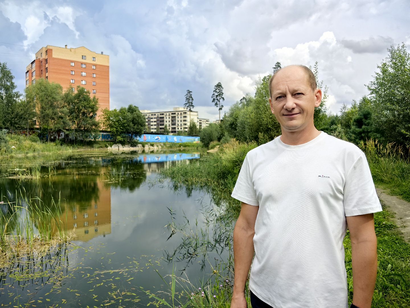 карп, пруд, водоем, активист, дом для уток, кувшинка,