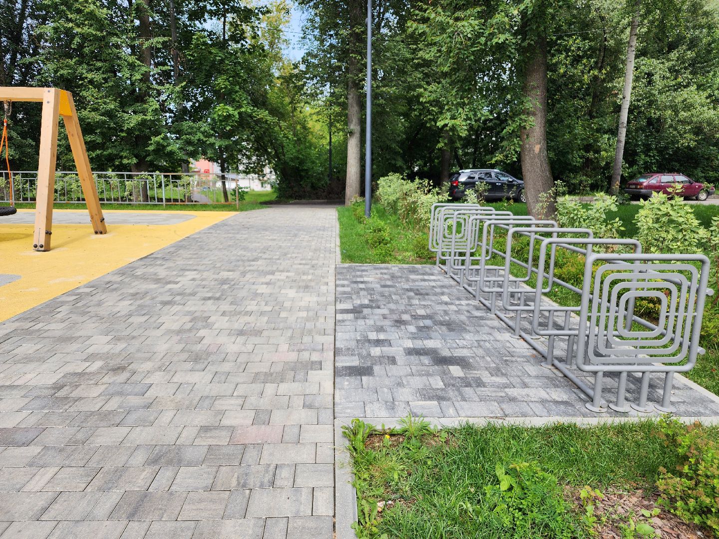 фрязино, ремонт детской площадки, вандализм,