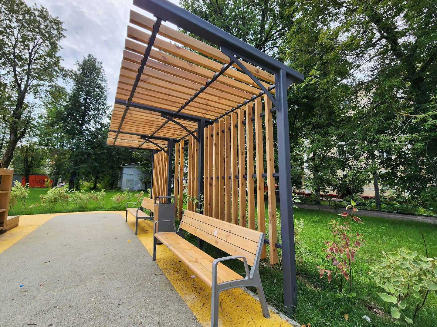 фрязино, ремонт детской площадки, вандализм,