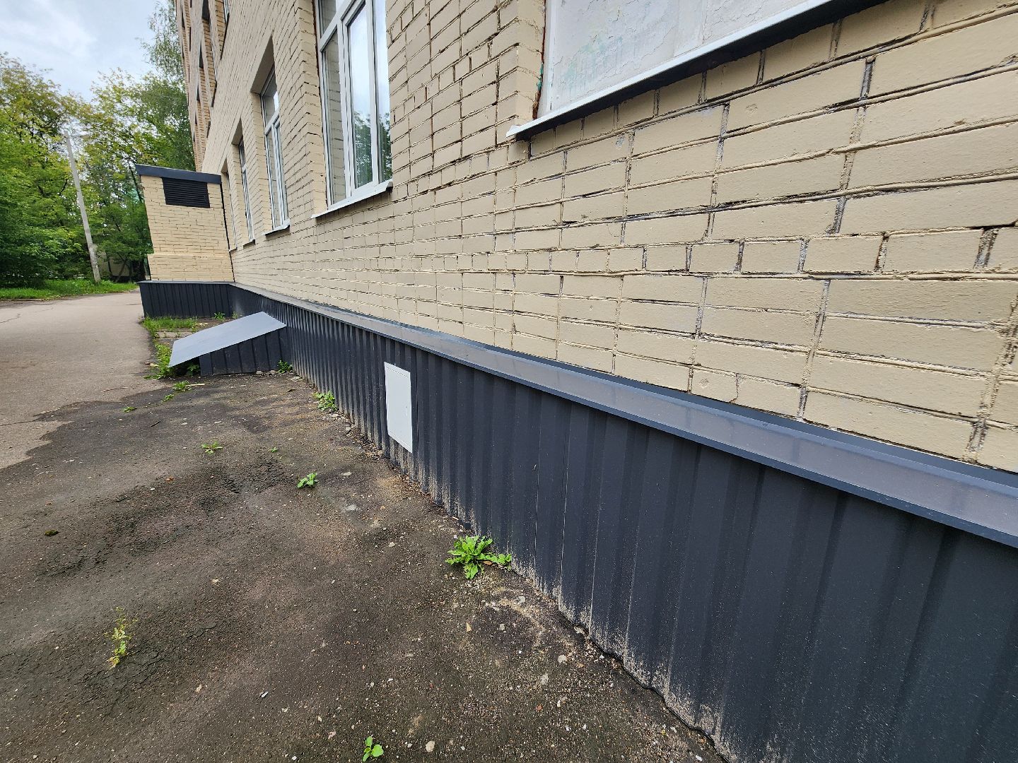 фрязино,  ремонт входной группы, поликлиника, взрослая поликлиника,