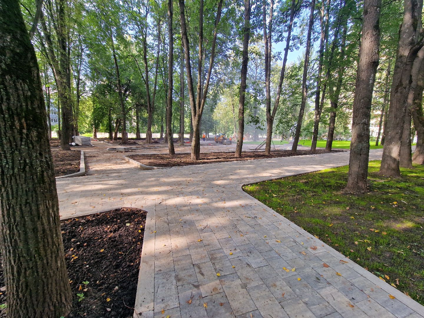 сквер на крупешина в балашихе, балашиха, благоустройство,