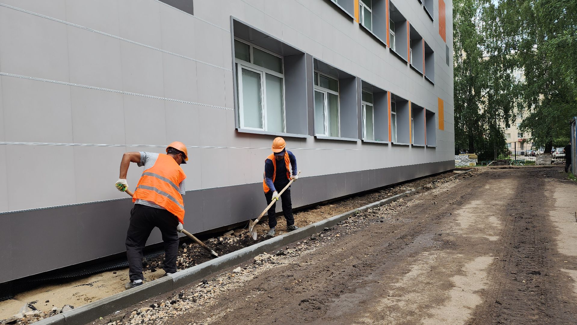строительство, капремонт, школа, капремонт школы, лосино-петровский,