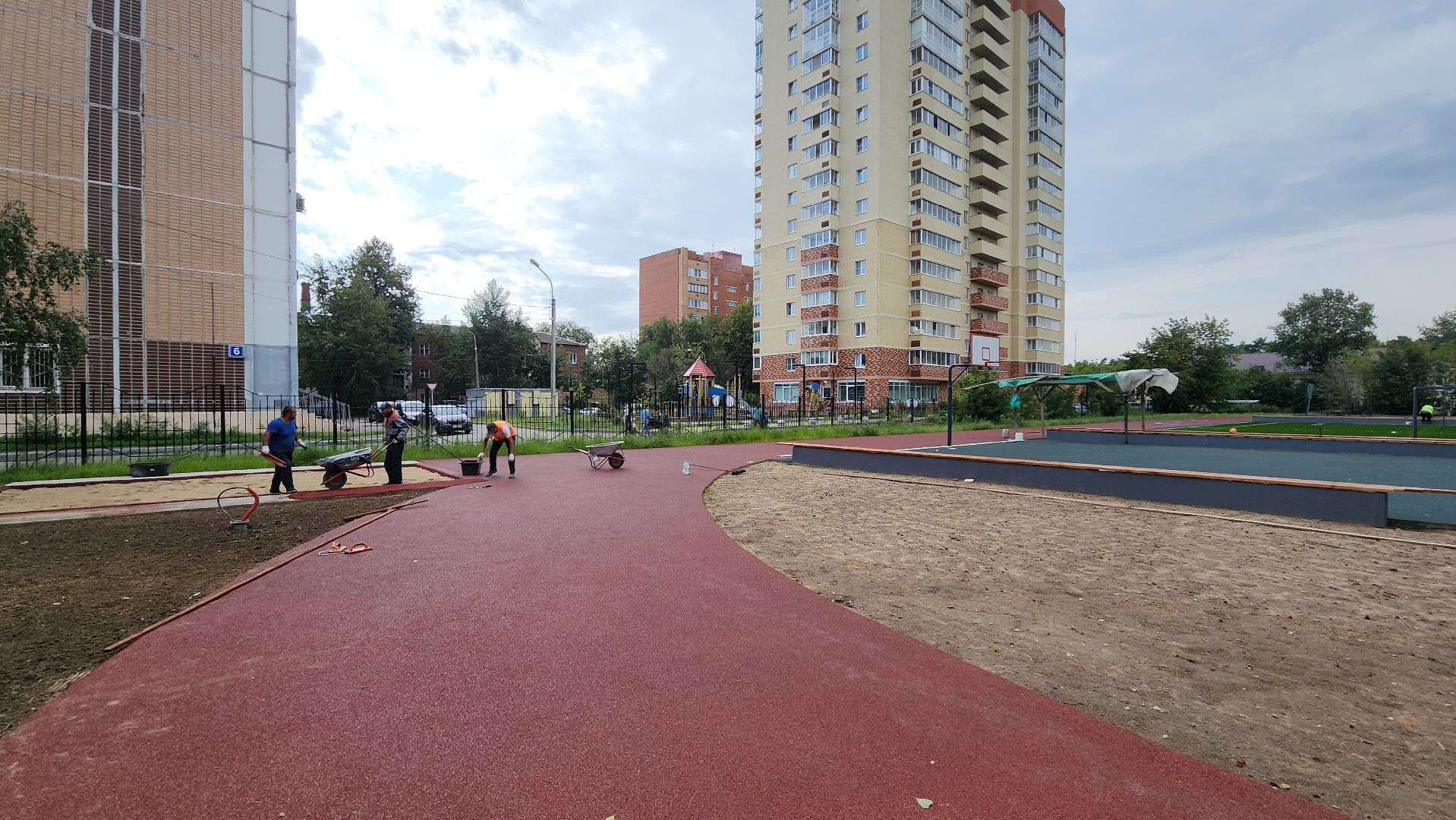 строительство, капремонт, школа, капремонт школы, лосино-петровский,