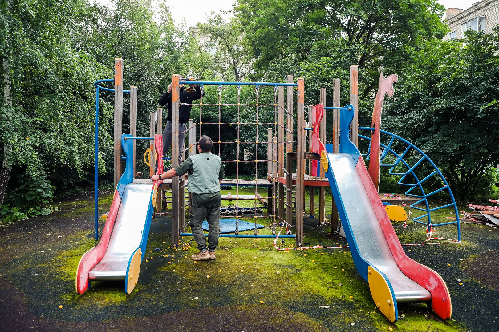 дип, детская, площадка, демонтаж,