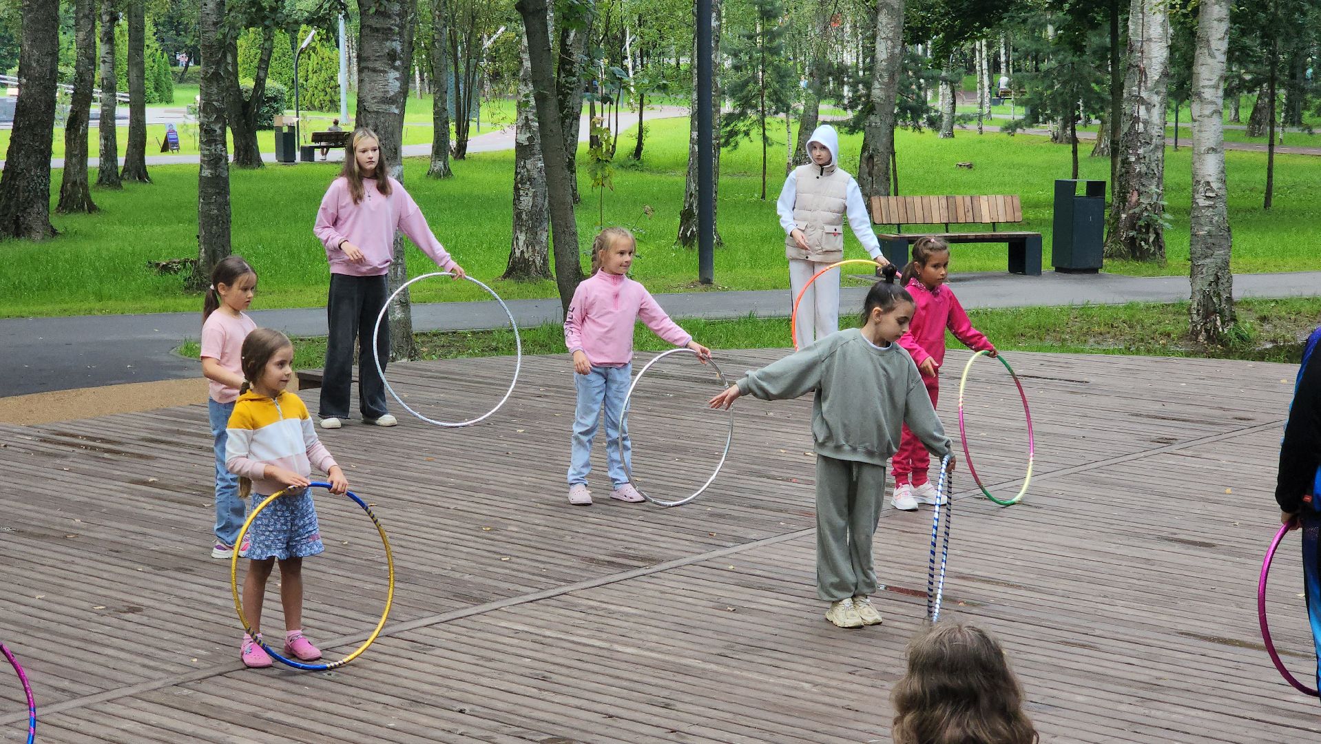 художественная гимнастика, Лобня , Спорт, Центральный парк,