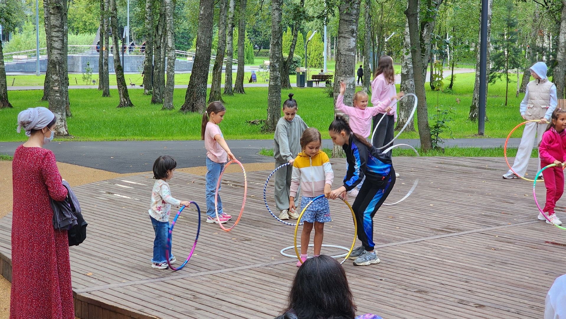 художественная гимнастика, Лобня , Спорт, Центральный парк,