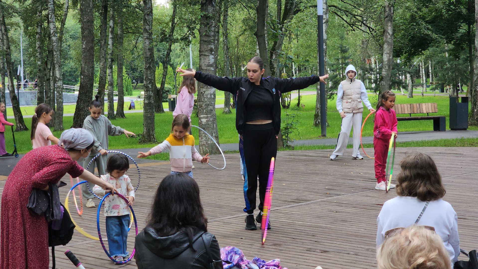 художественная гимнастика, Лобня , Спорт, Центральный парк,