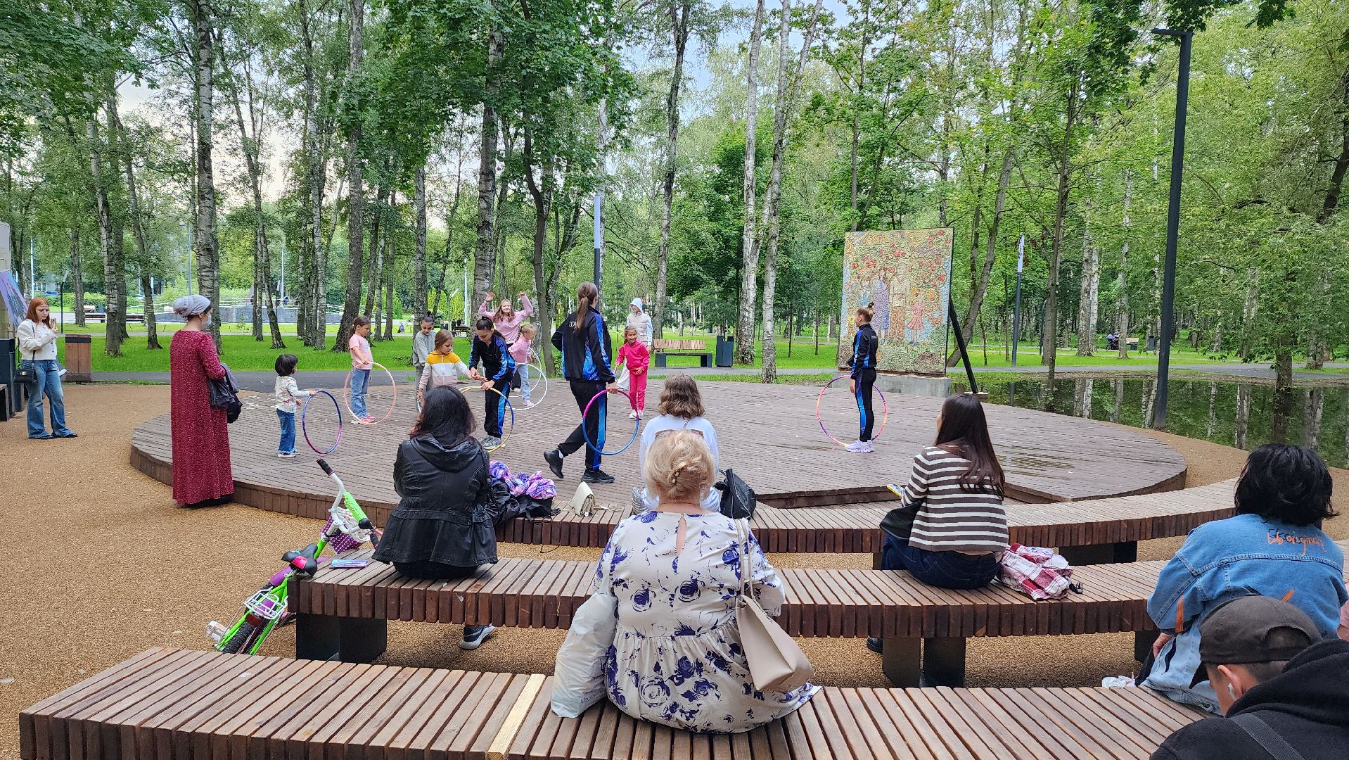 художественная гимнастика, Лобня , Спорт, Центральный парк,