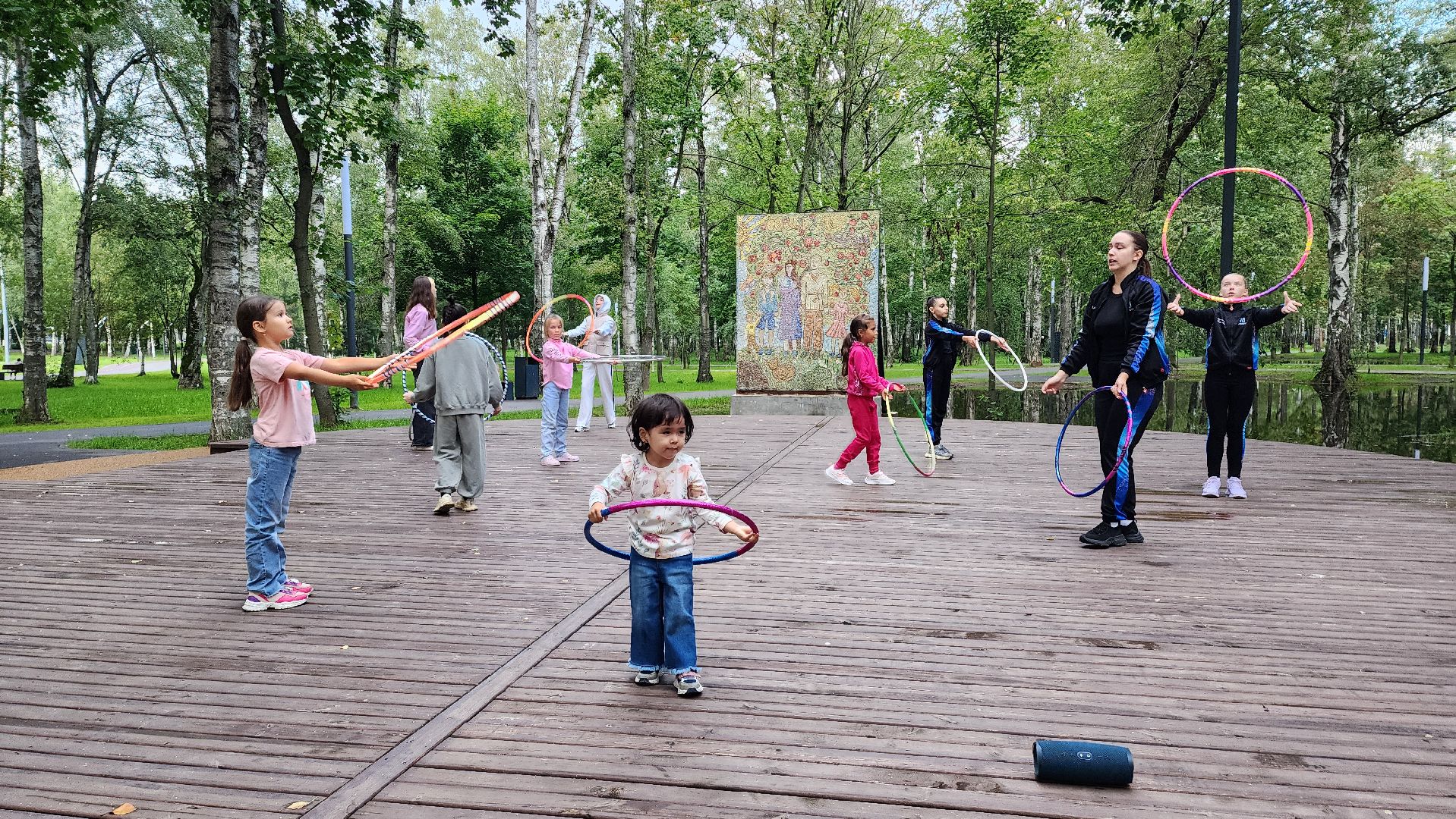 художественная гимнастика, Лобня , Спорт, Центральный парк,
