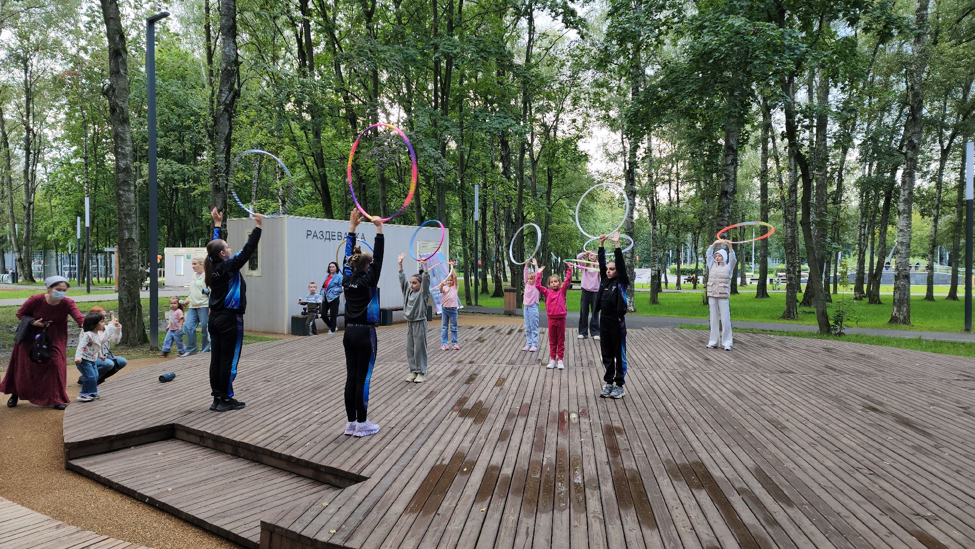 художественная гимнастика, Лобня , Спорт, Центральный парк,