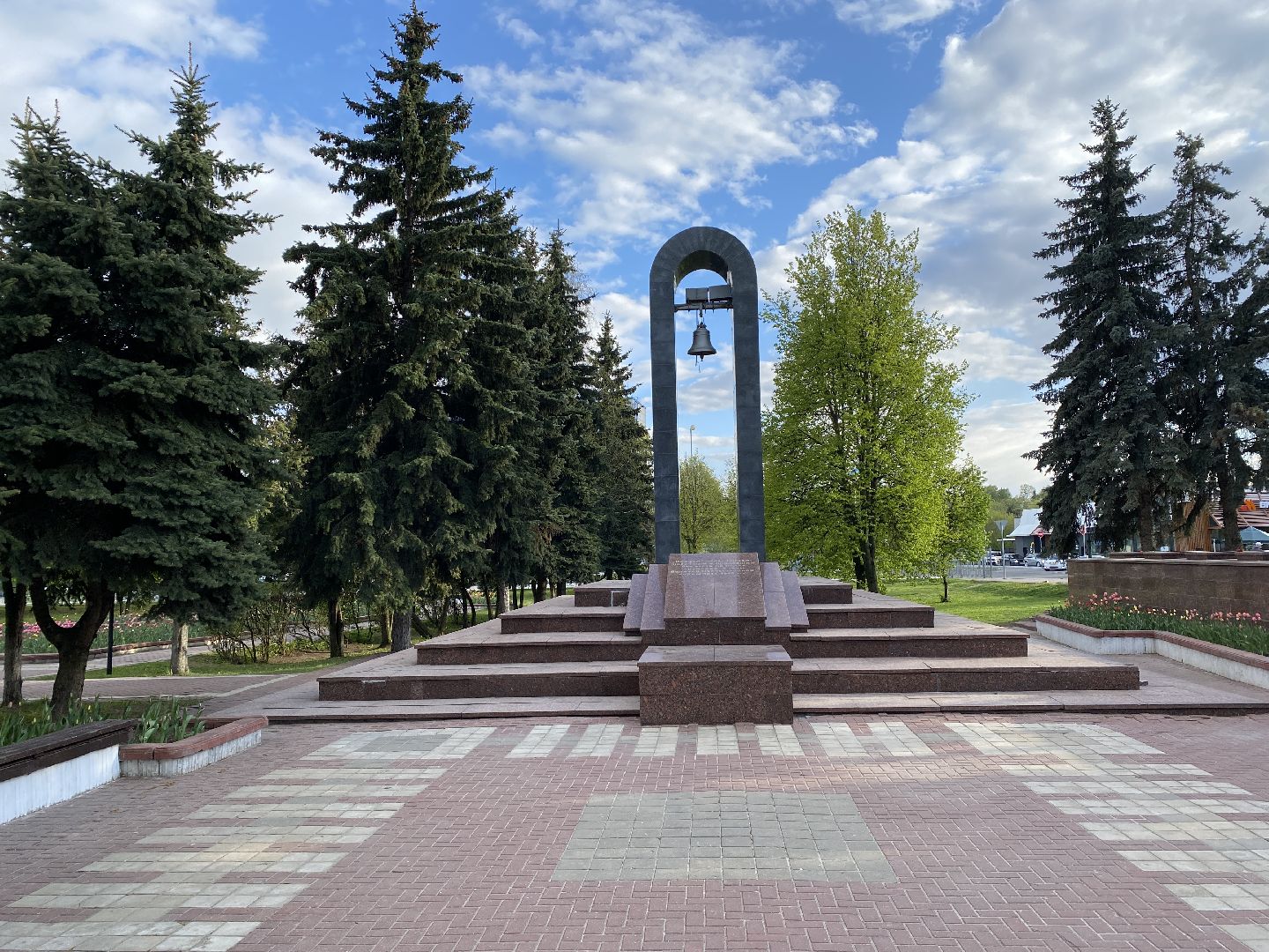 Чехов, ВОВ, День победы, постамент, танк, аллея героев, праздник