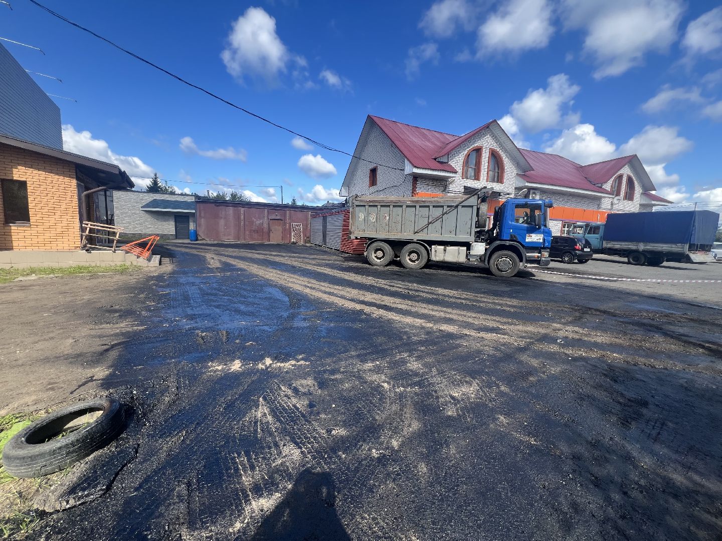 Запрудня, ремонт дорог, талдомский городской округ,