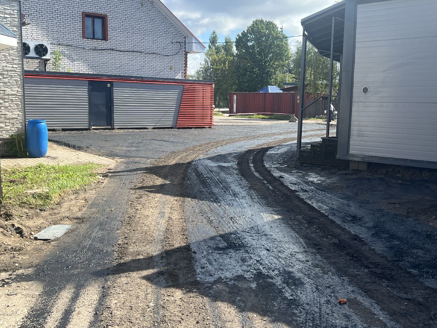 Запрудня, ремонт дорог, талдомский городской округ,