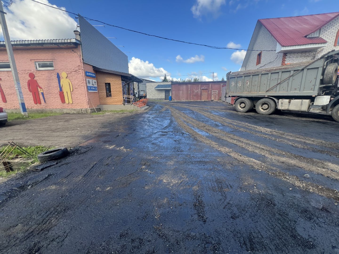 Запрудня, ремонт дорог, талдомский городской округ,