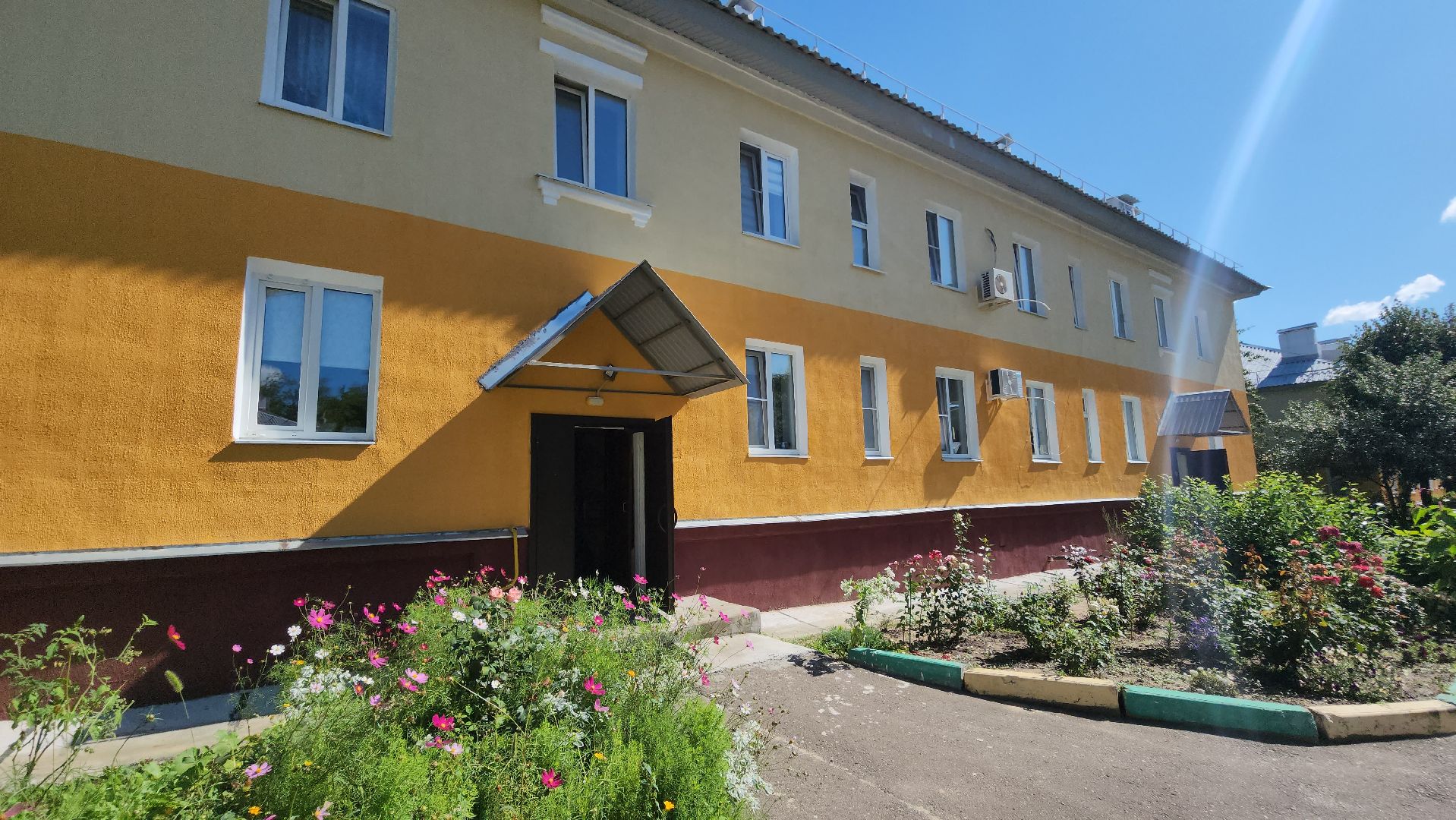 серпухов, подмосковье, ремонт фасада дома, улица калинина,