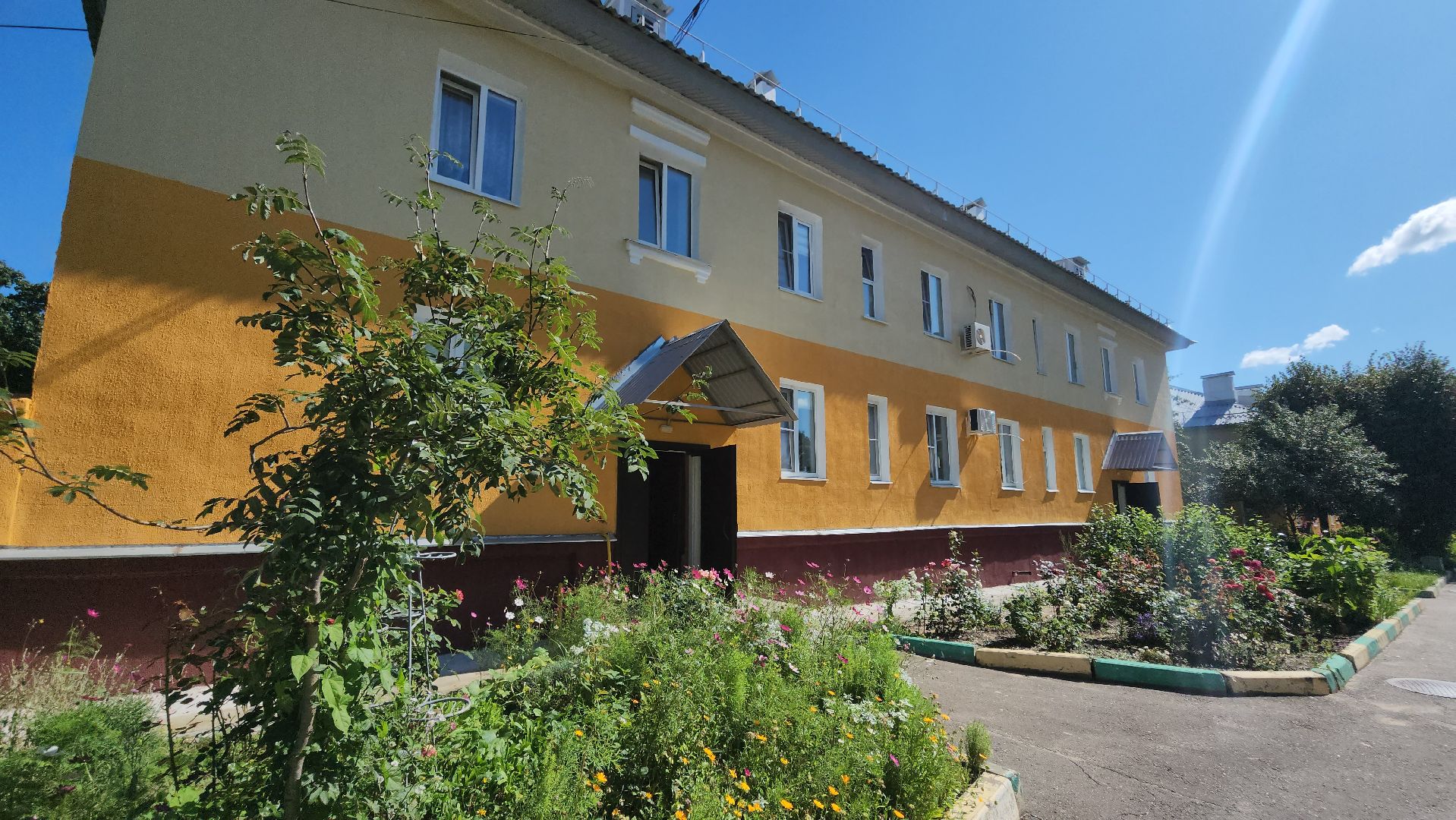 серпухов, подмосковье, ремонт фасада дома, улица калинина,