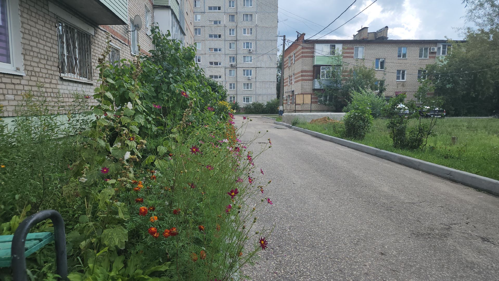 благоустройство дворов, новая детская площадка, давыдово, орехово-зуевский округ,