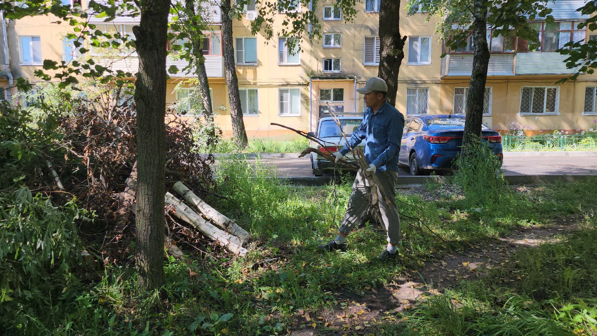 серпухов, подмосковье, благоустройство двора, большевик, улица ленина,