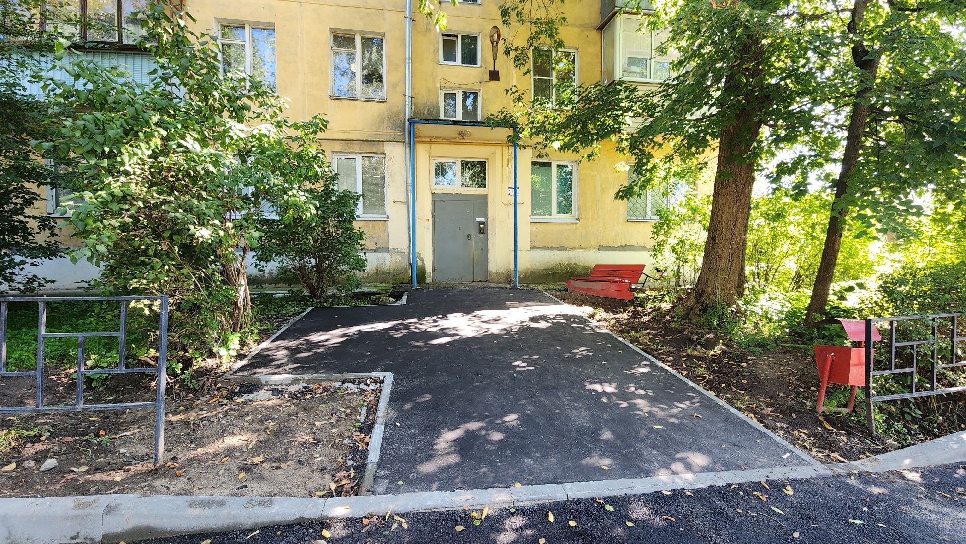 серпухов, подмосковье, благоустройство двора, большевик, улица ленина,