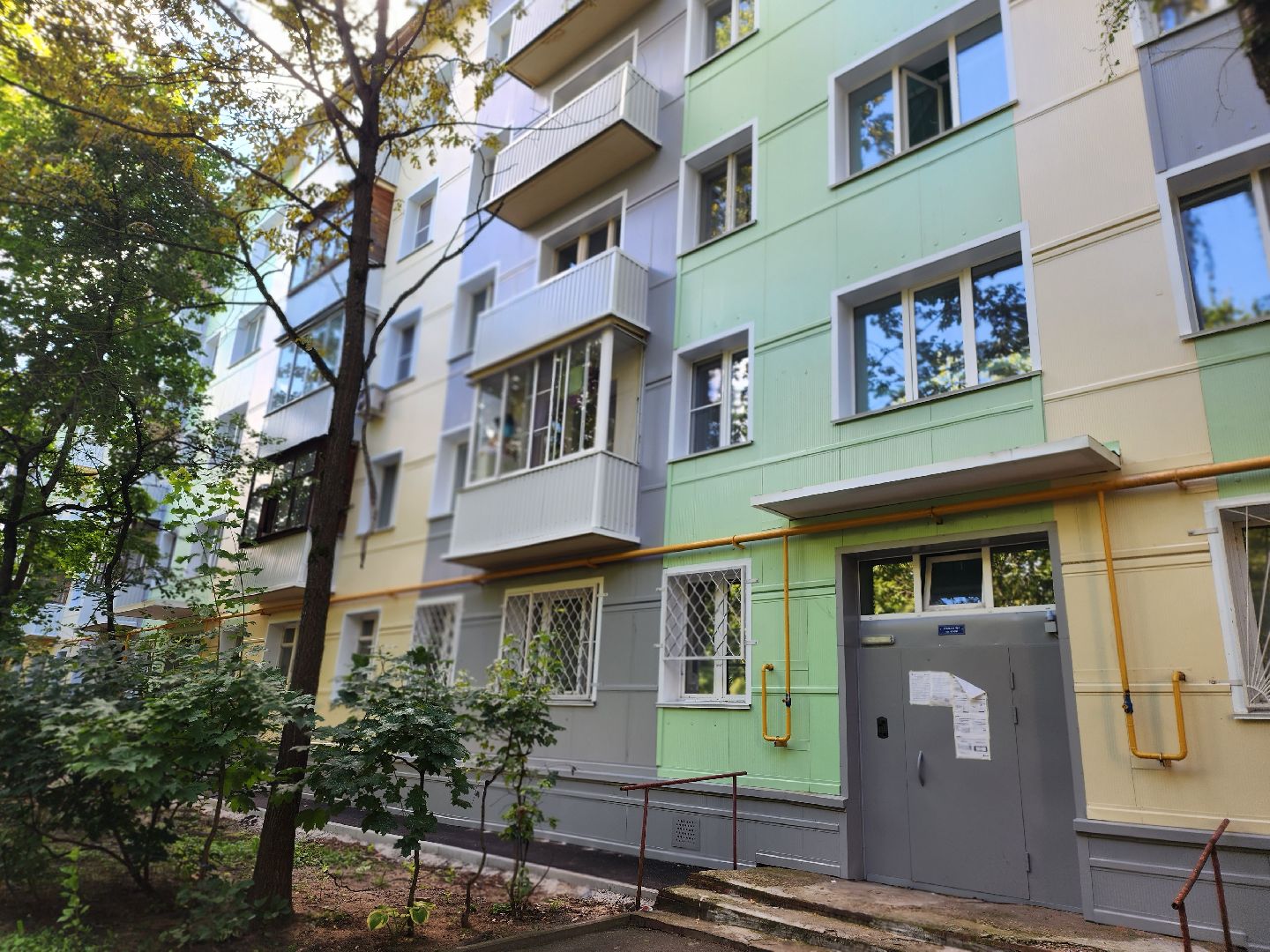 королёв, благоустройство, ремонт фасада дома 41 на Пионерской ,