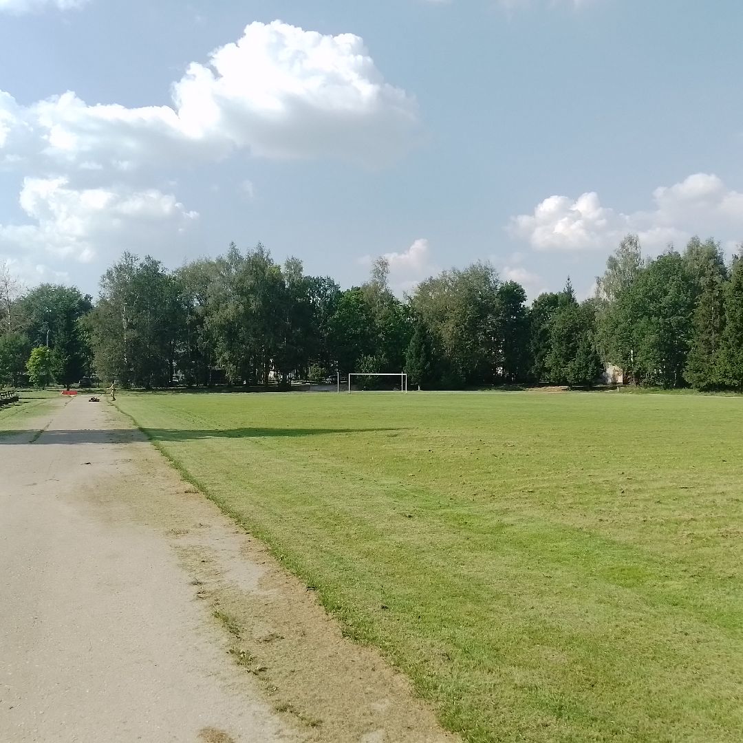 городской округ восход, благоустройство, газон, футбольное поле,