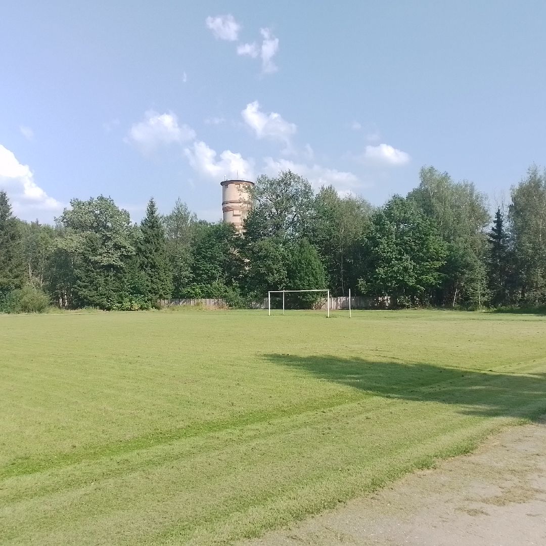 городской округ восход, благоустройство, газон, футбольное поле,