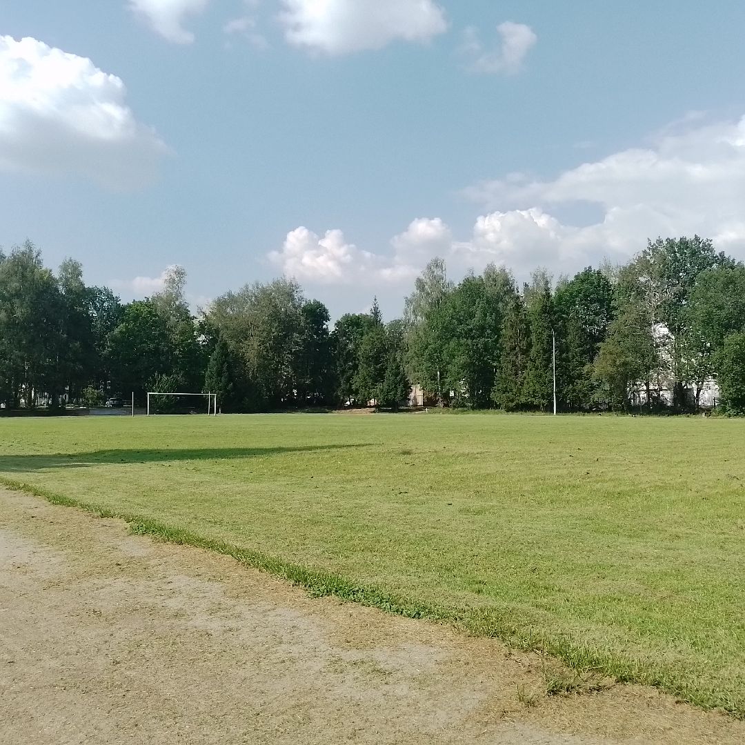 городской округ восход, благоустройство, газон, футбольное поле,