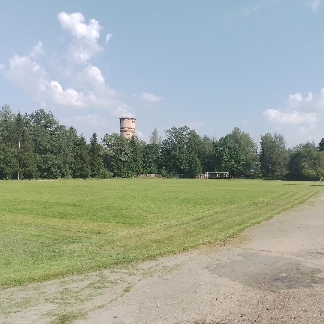 городской округ восход, благоустройство, газон, футбольное поле,